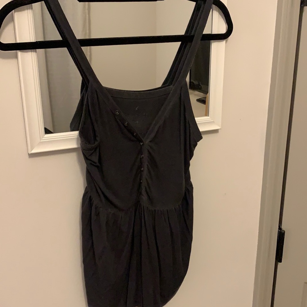 Dark gray tank top